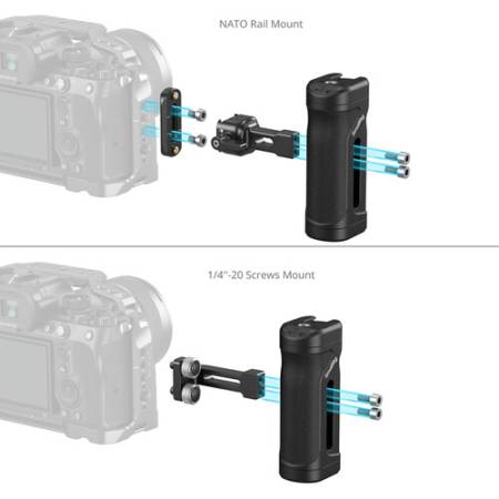 SmallRig 5532 - zestaw z lekkim uchwytem bocznym i adapterami, mocowania